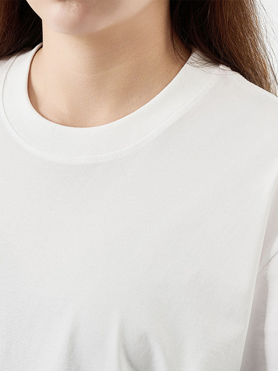 Relaxed Fit Crewneck Cotton Tee - view 7