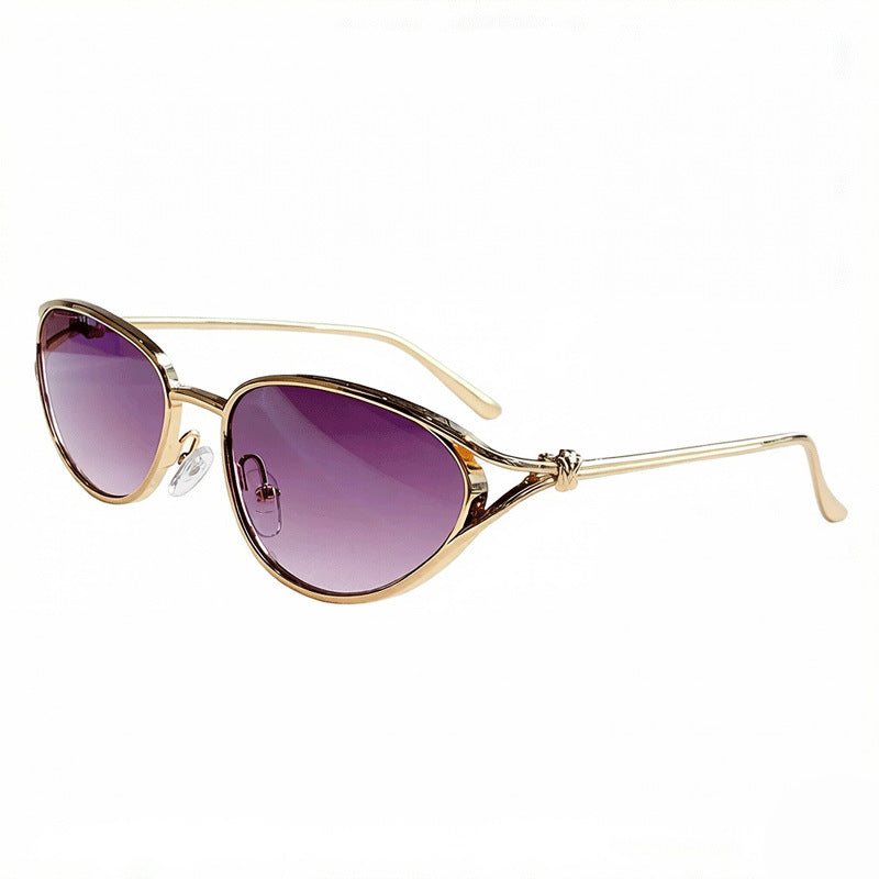 Sculpted Knot Cat Eye Sunglasses - Color_05