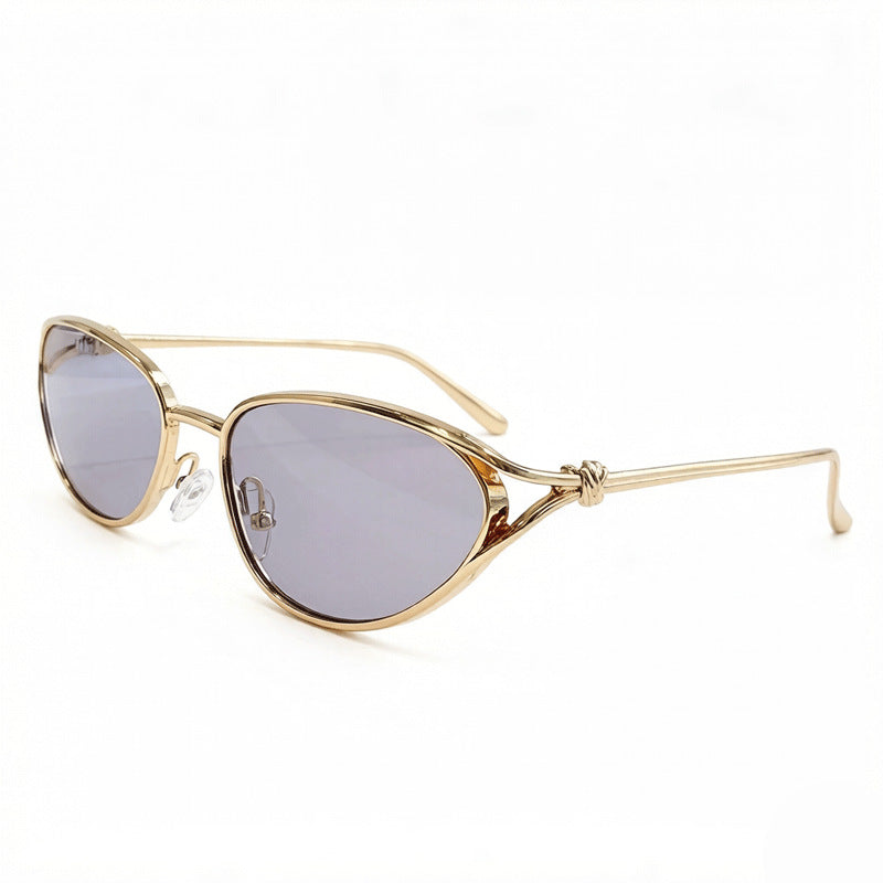 Sculpted Knot Cat Eye Sunglasses - Color_06