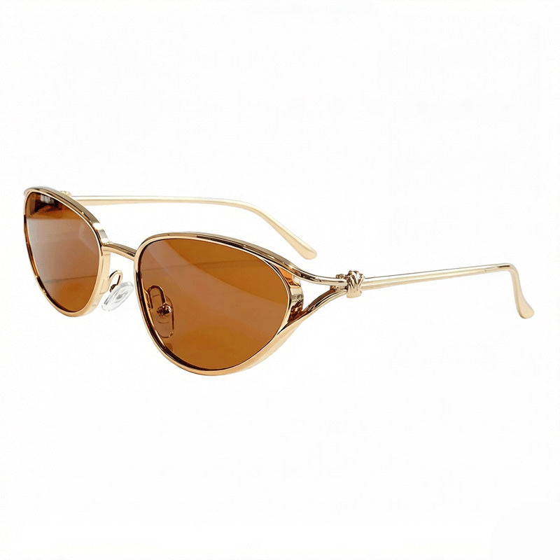 Sculpted Knot Cat Eye Sunglasses - Color_07