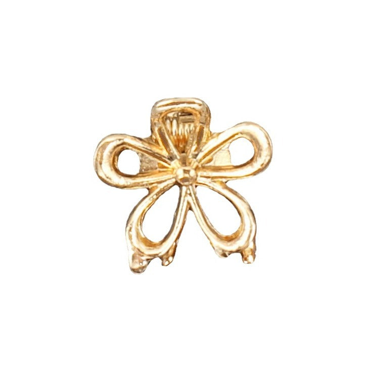 Openwork Flower Mini Hair Claw Clip