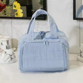 Padded Multi Pocket Travel Toiletry Bag - Blue