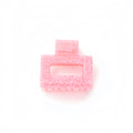 Confetti Speckle Mini Hair Claw Clip - Pink