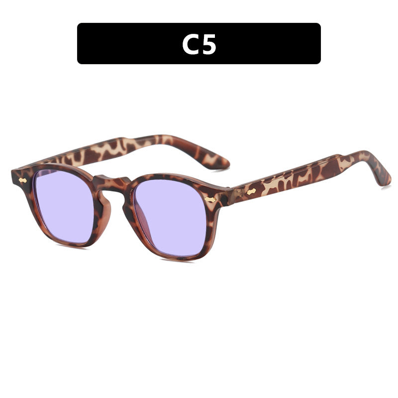 Keyhole Bridge Round Retro Sunglasses - NO05