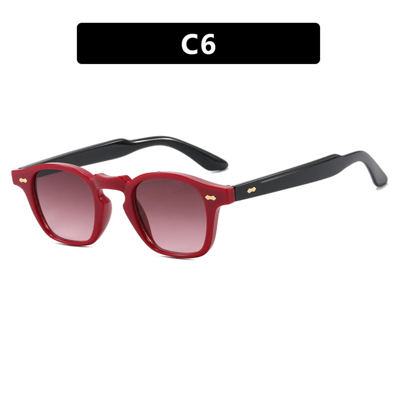 Keyhole Bridge Round Retro Sunglasses - NO06