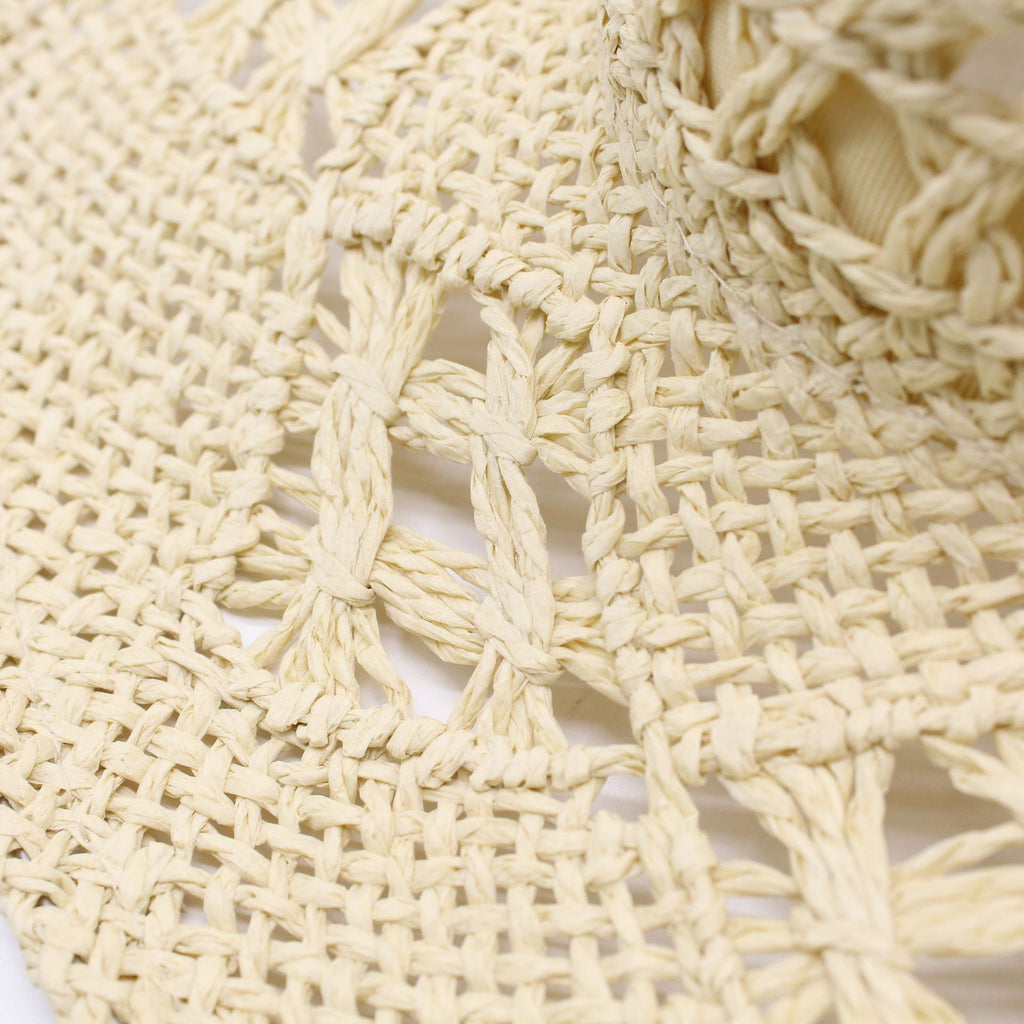 Pearl Trim Western Straw Cowboy Hat - view 3