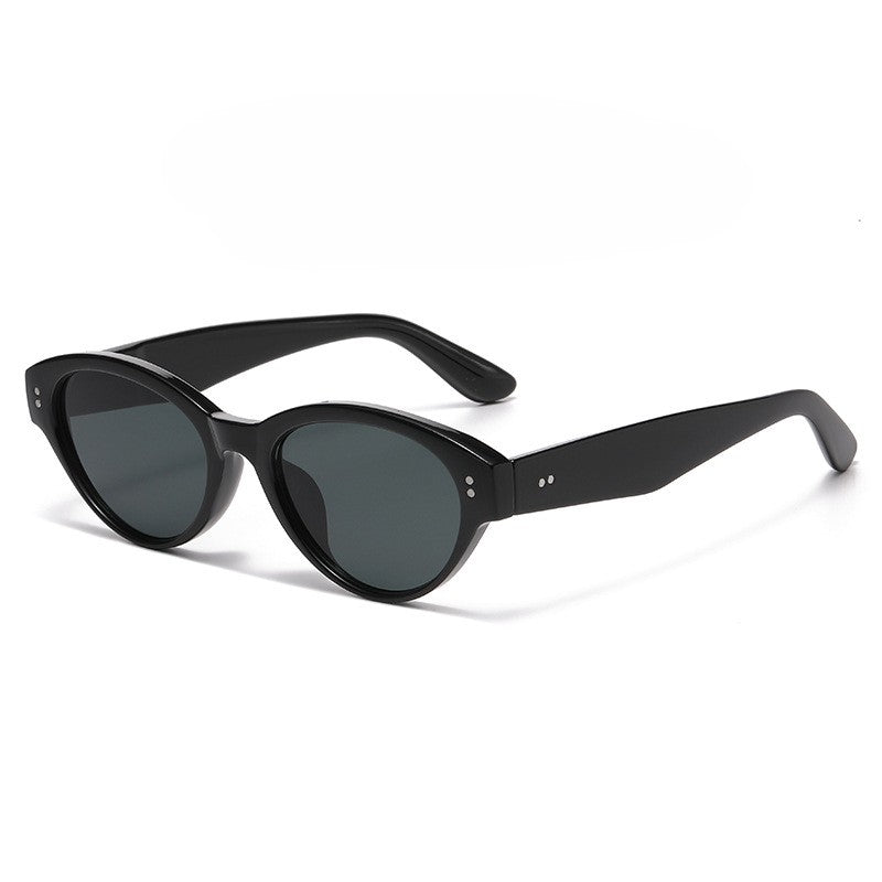 Cat Eye Sunglasses With Chunky Frames - NO-1