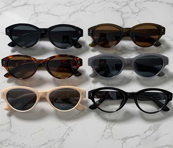 Cat Eye Sunglasses With Chunky Frames
