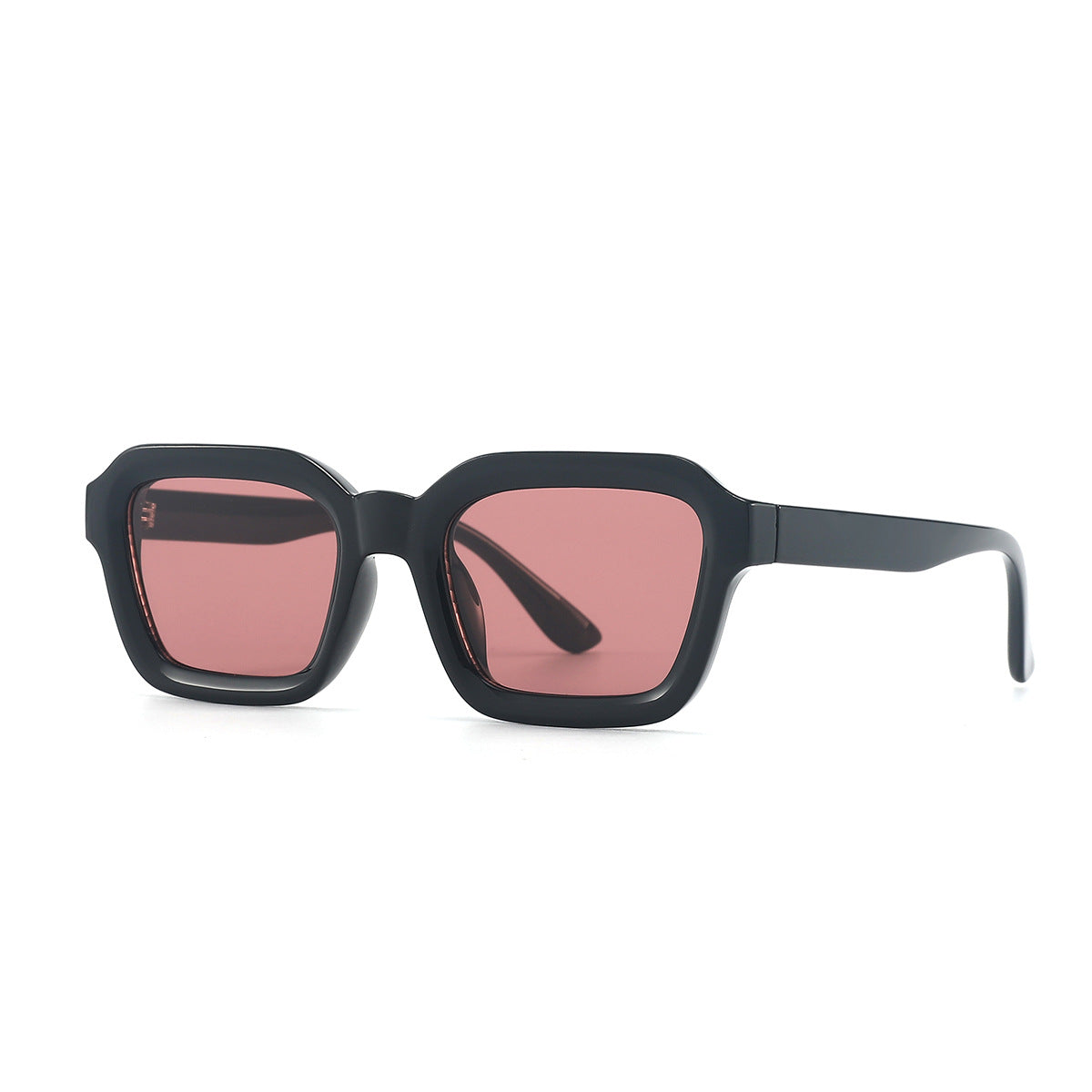 Chunky Square Frame Sunglasses - Pink