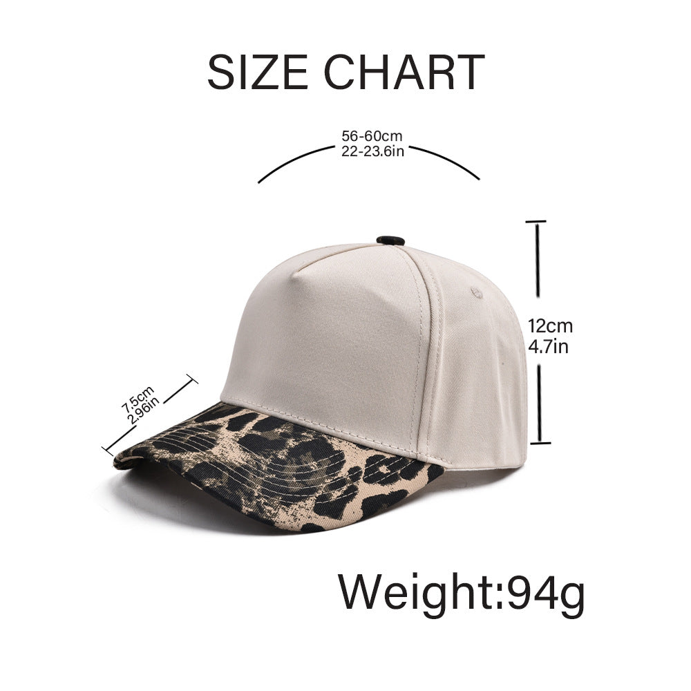 Wild Animal Print Two-Tone Structured Baseball Cap - view 2