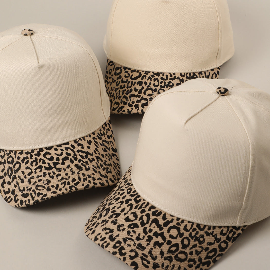 Wild Animal Print Two-Tone Structured Baseball Cap - view 3