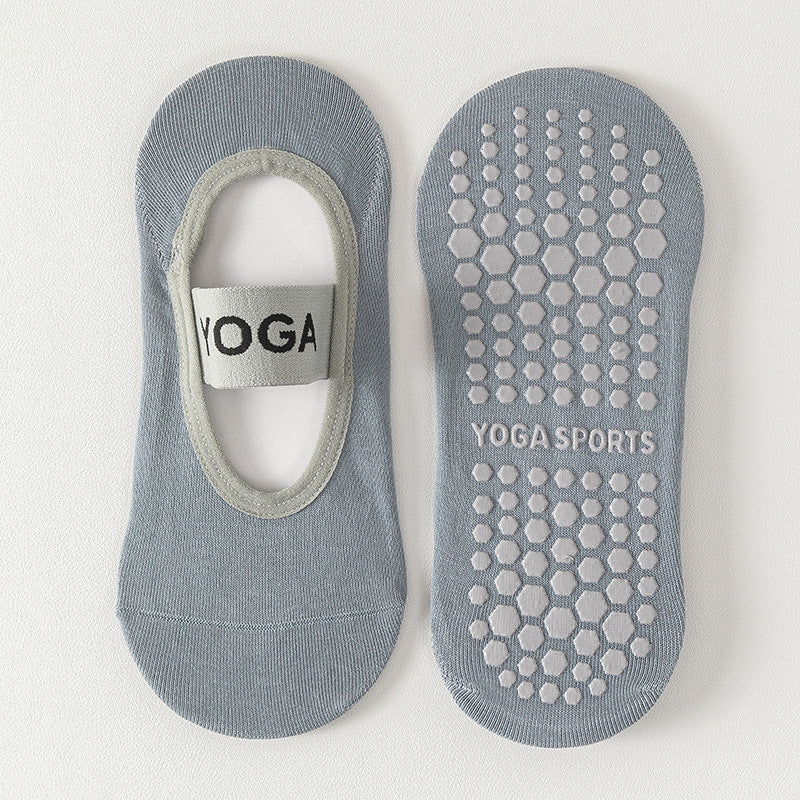Non-Slip Grip Socks for Yoga and Pilates - Blue