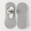Non-Slip Grip Socks for Yoga and Pilates - Gray