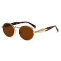 Retro Round Sunglasses With Sculpted Arms - Color_03