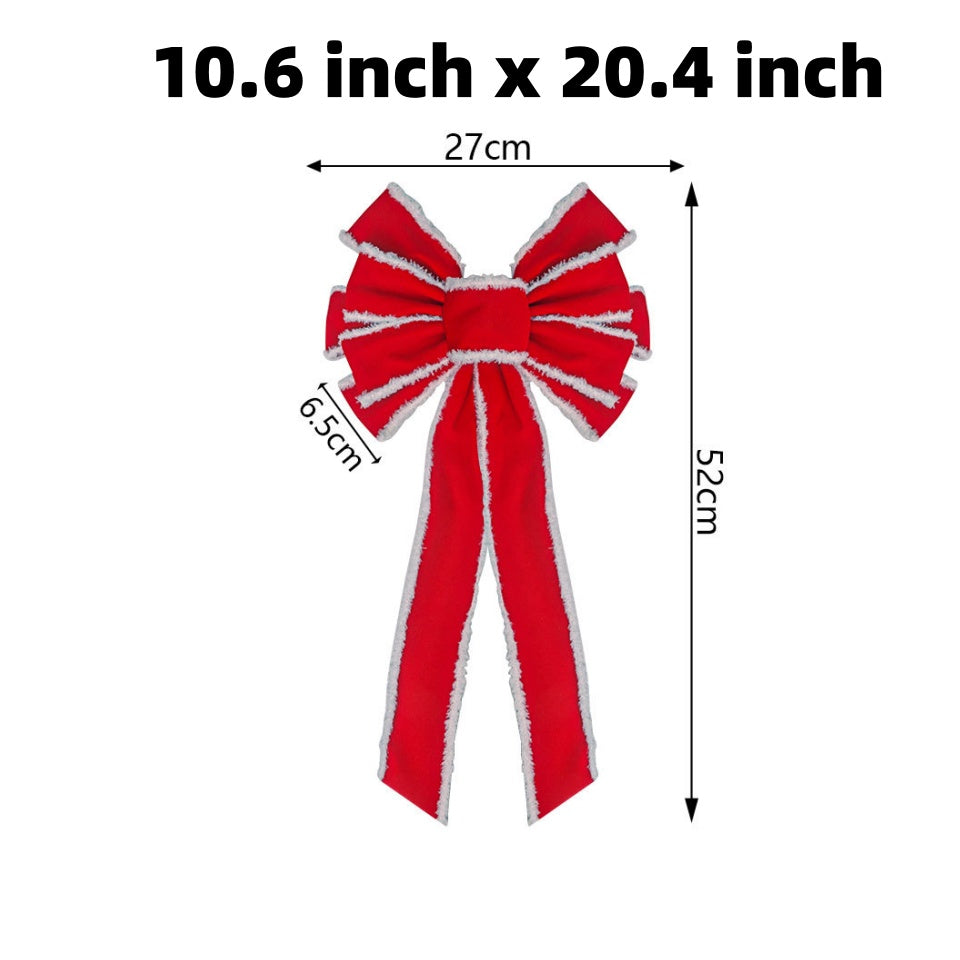 Velvet Christmas Bow Decor for Trees and Wreaths - NO02