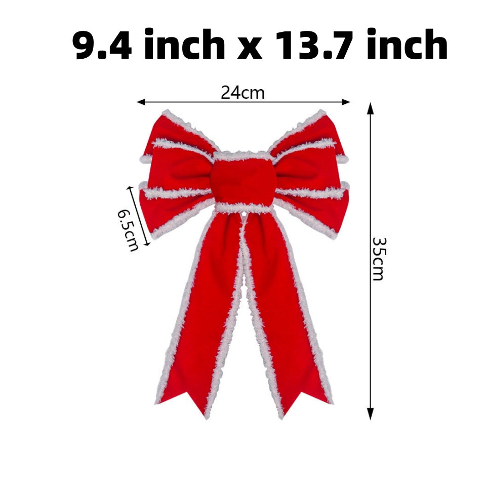 Velvet Christmas Bow Decor for Trees and Wreaths - NO03