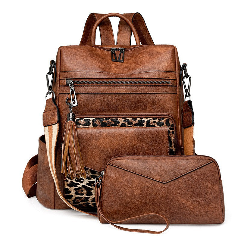 Convertible Backpack Purse with Wristlet
