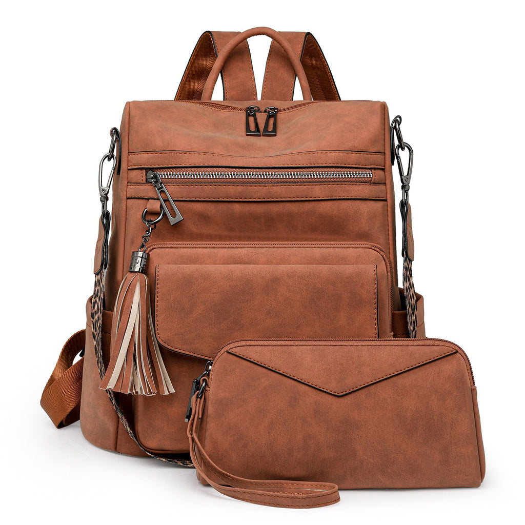 Convertible Backpack Purse with Wristlet