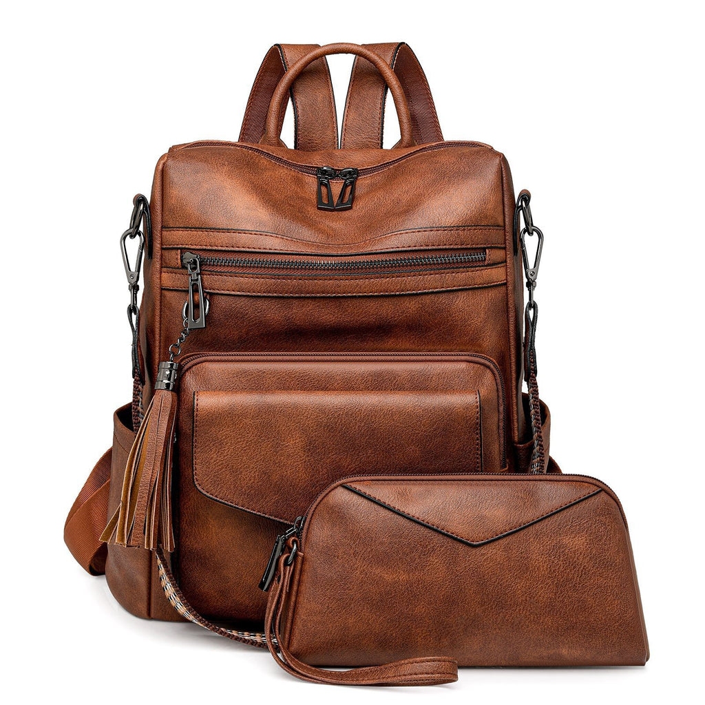 Convertible Backpack Purse with Wristlet