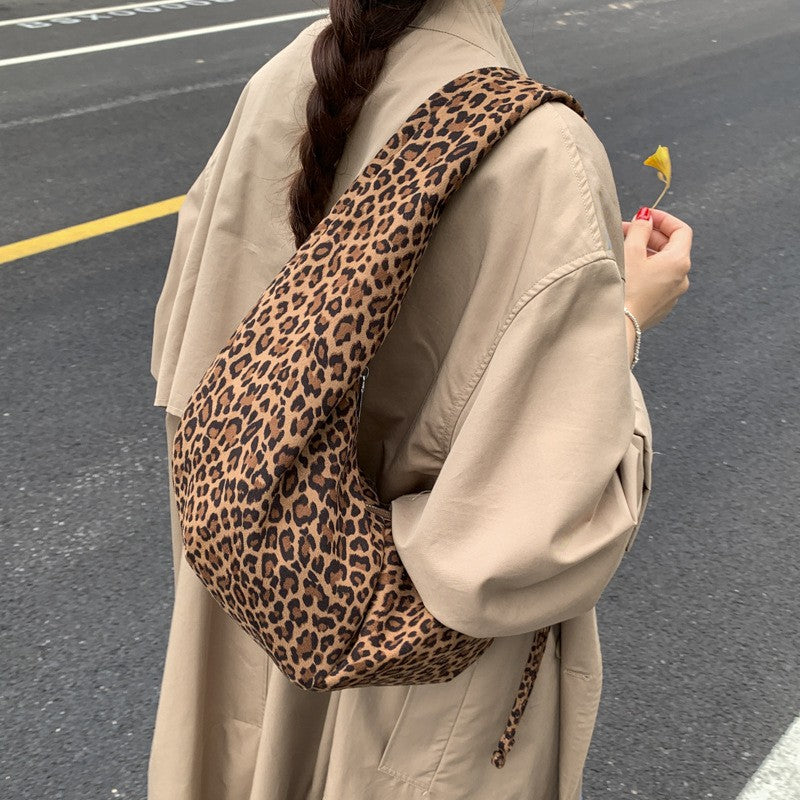 Slouchy Faux Suede Crescent Hobo Bag