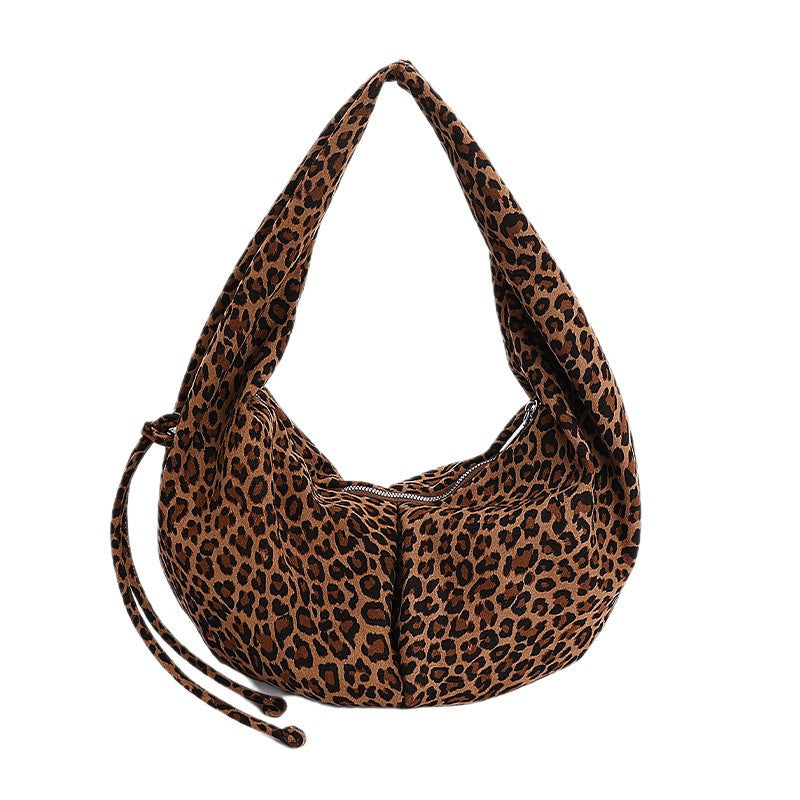 Slouchy Faux Suede Crescent Hobo Bag