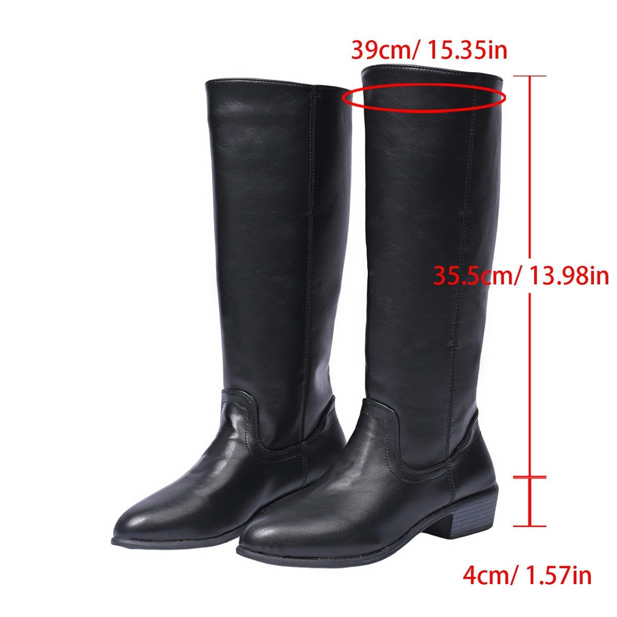 Classic Pull-On Knee High Riding Boots