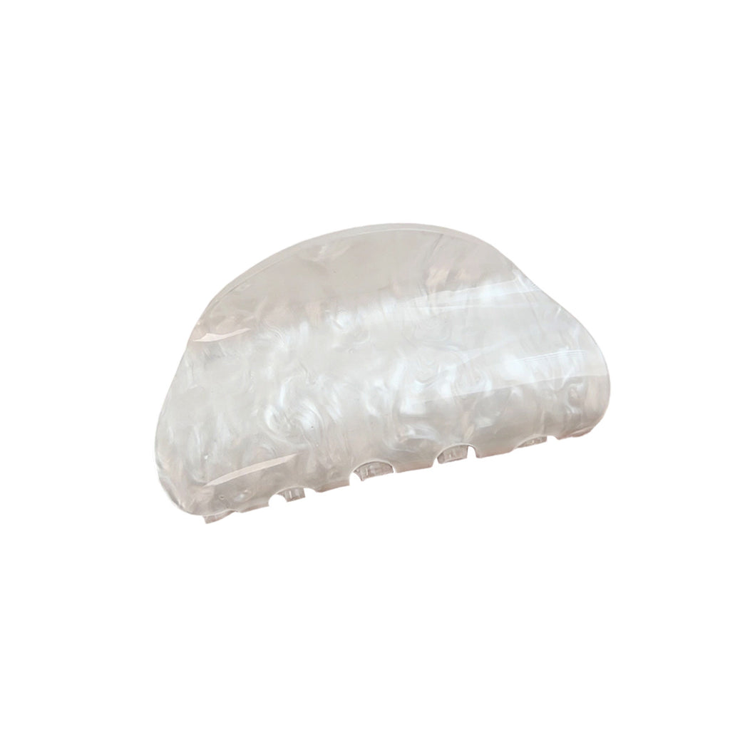Pearl Marble Half Moon Claw Clip - view 2