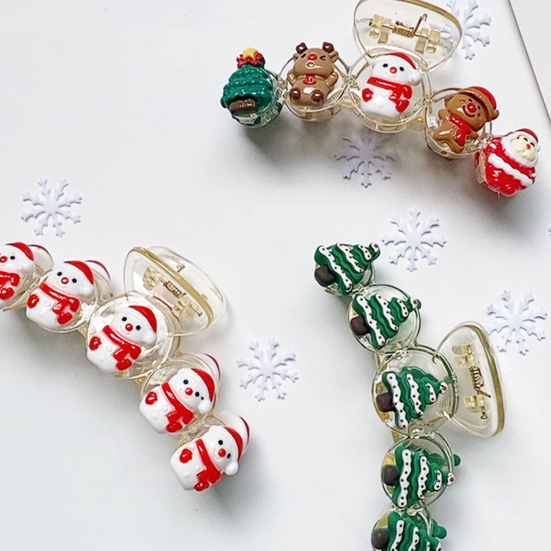 Christmas Motif Claw Hair Clip
