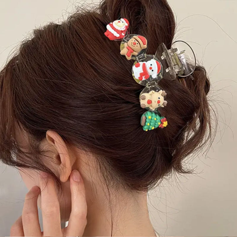 Christmas Motif Claw Hair Clip - view 1