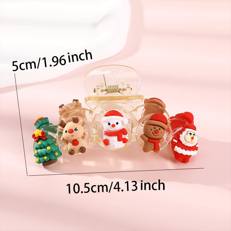 Christmas Motif Claw Hair Clip - view 2