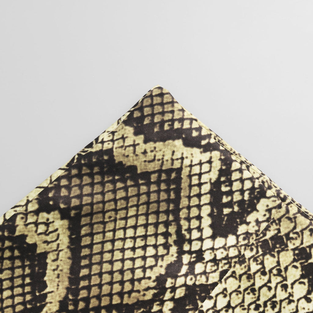Snake Print A Line Midi Skirt - Python - 7