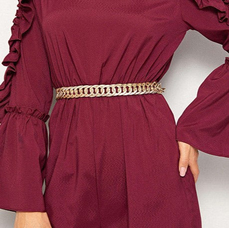 Chunky Curb Chain Waist Belt - view 1