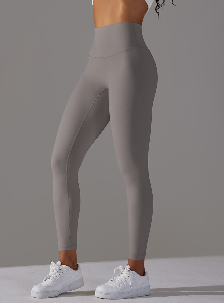 High Waist Brushed Seamless Yoga Leggings - Haiyue Rock - 2