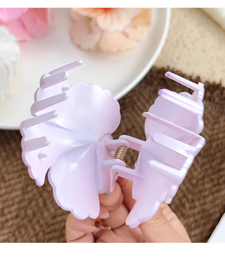 Ombre Hibiscus Flower Hair Claw Clip - view 4
