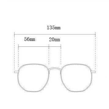 Y2K Slim Rectangle Metal-Frame Sunglasses - view 2