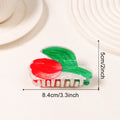 Tulip Flower Hair Claw Clip for Thick Hair - Color_03