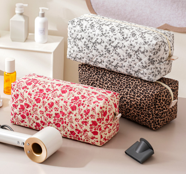Padded Travel Pouch for Hair Styling Tools - Leopard - 2