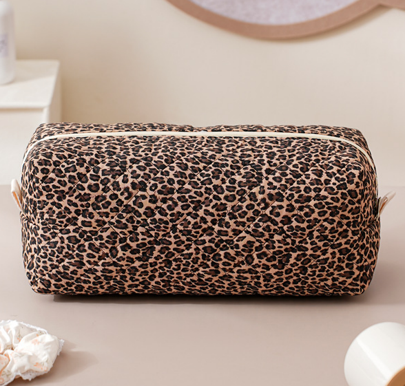 Padded Travel Pouch for Hair Styling Tools - Leopard - 6