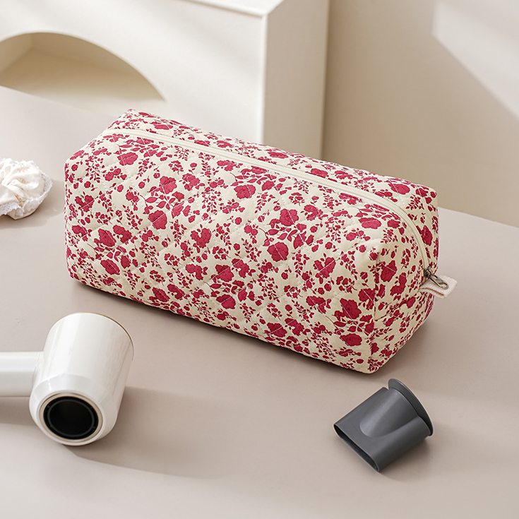 Padded Travel Pouch for Hair Styling Tools - Red