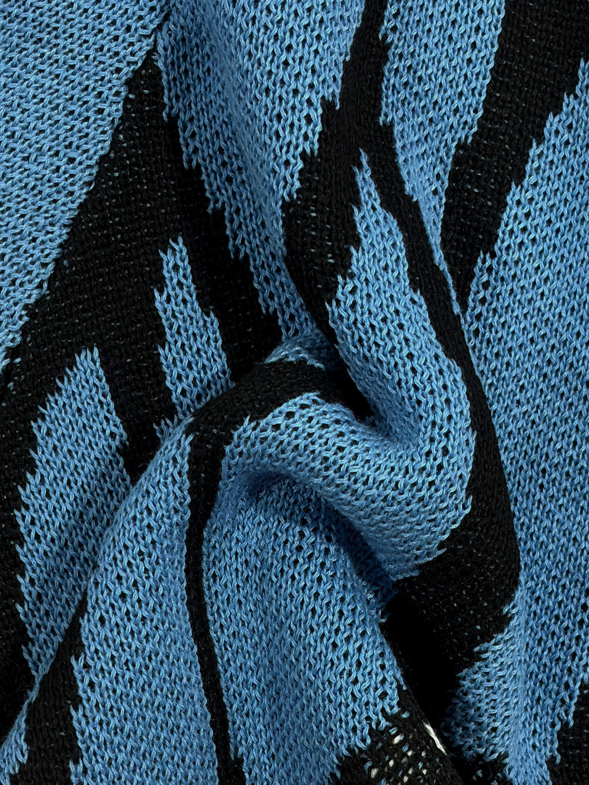 Butterfly Wing Batwing Knit Cardigan - Blue - 1