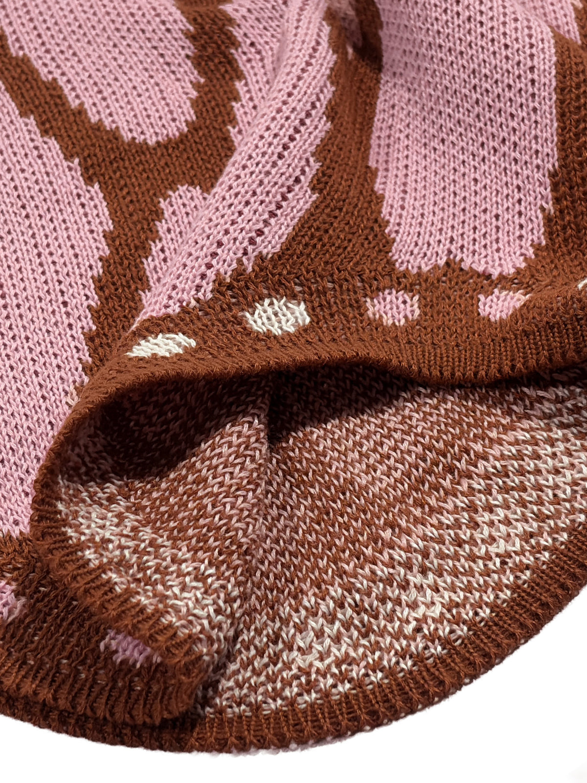 Butterfly Wing Batwing Knit Cardigan - Pink - 3