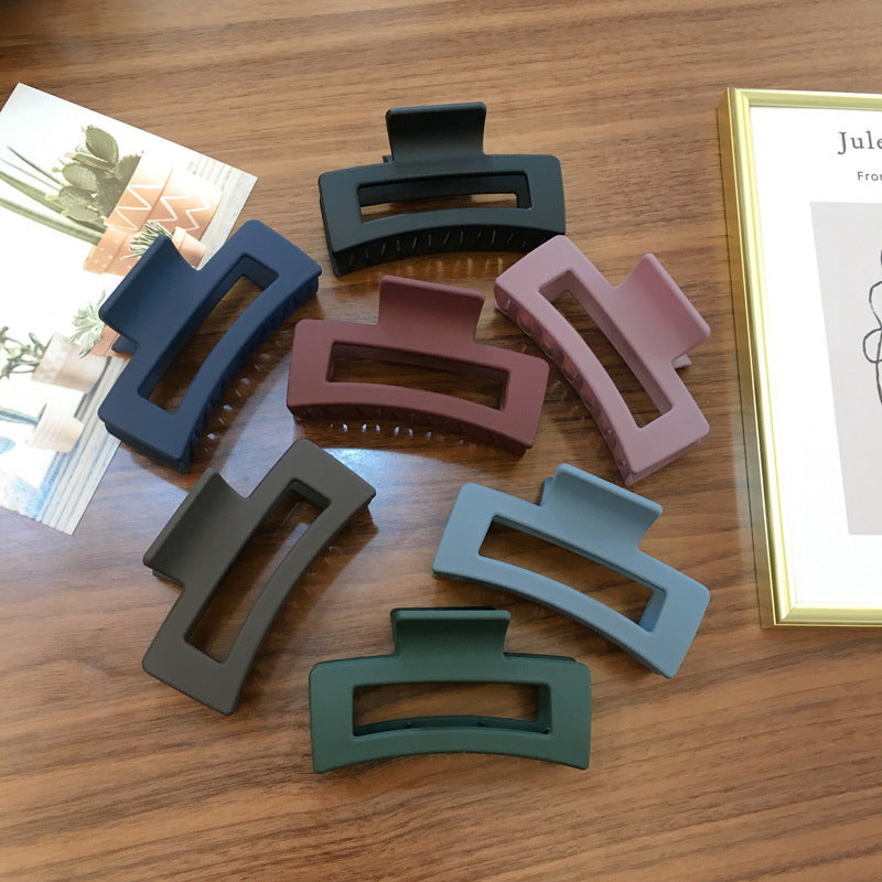 Matte Rectangle Hollow Claw Clip - view 4