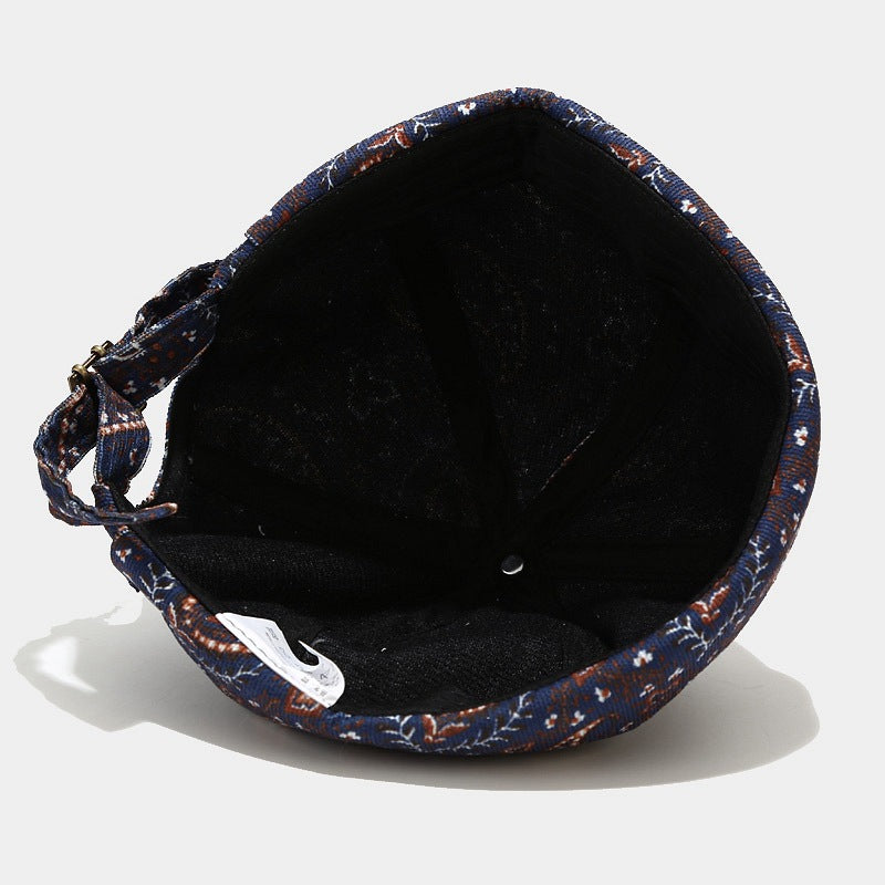 Vintage Paisley Brimless Docker Hat - view 3
