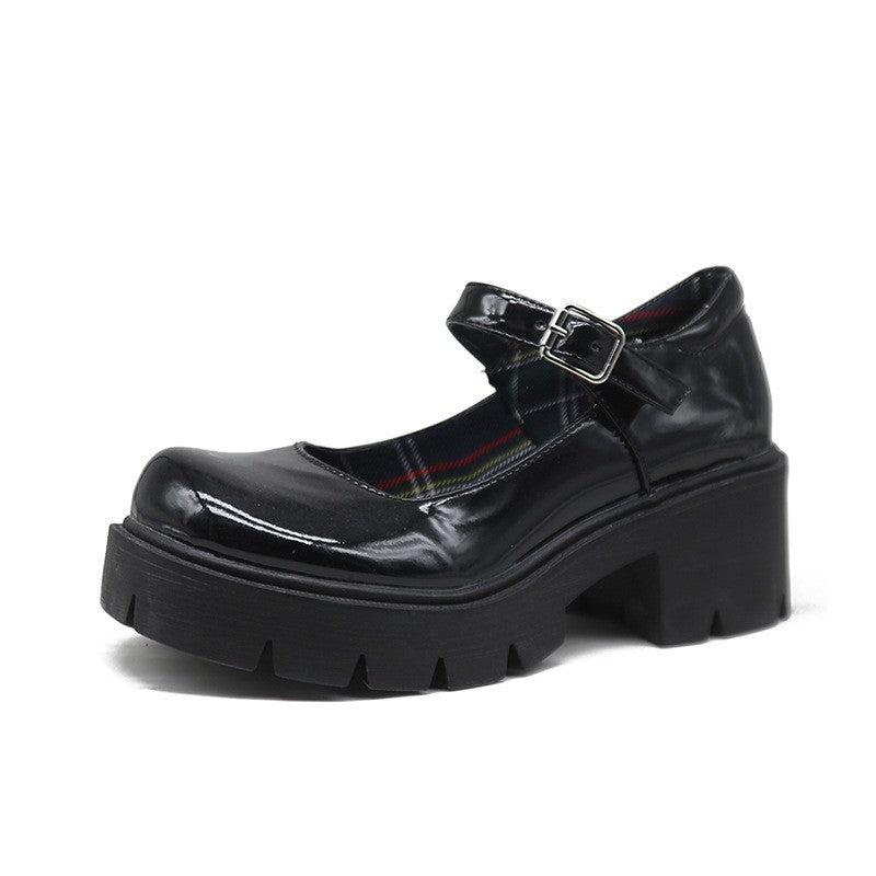 Chunky Platform Mary Jane Shoes