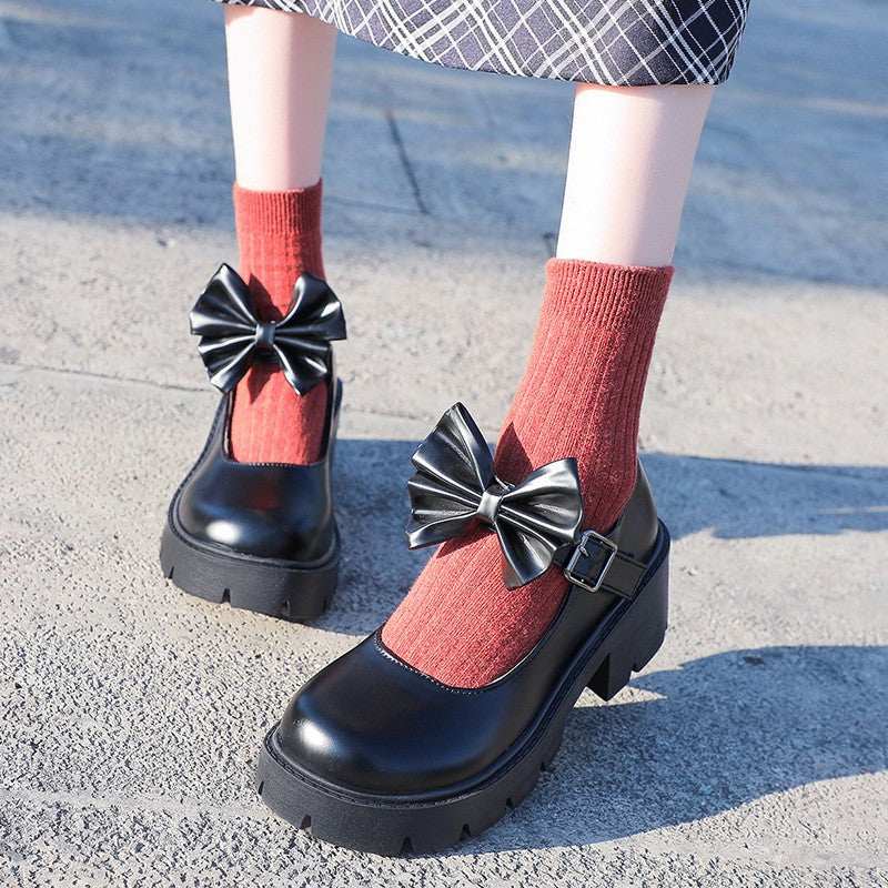 Chunky Platform Mary Jane Shoes