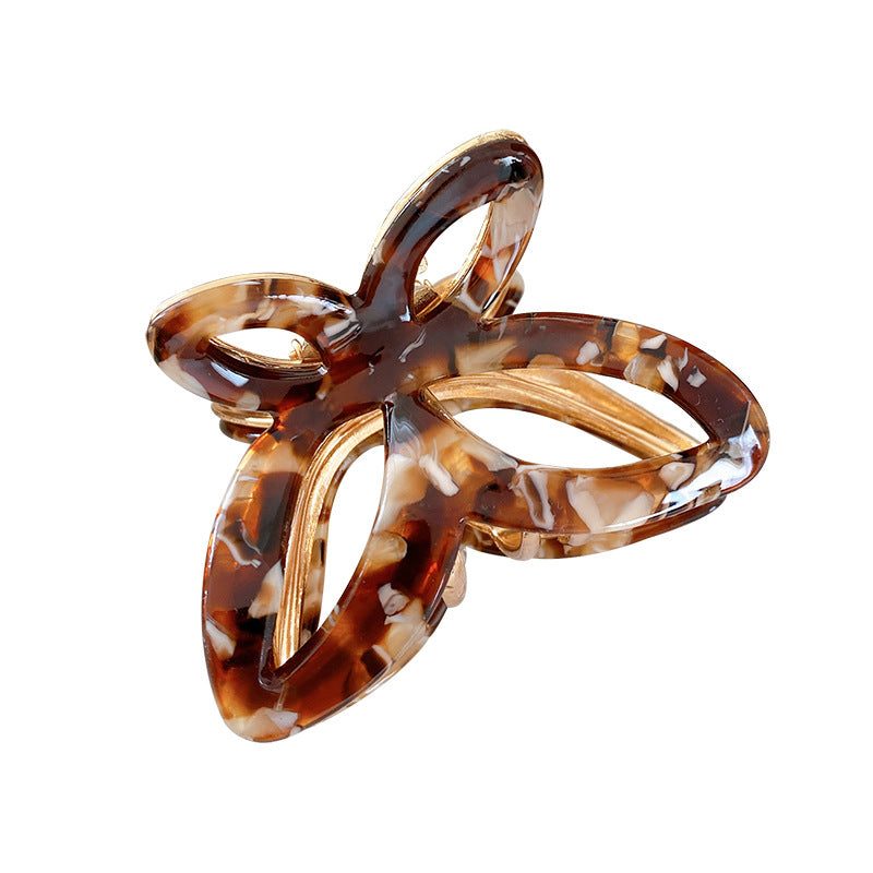 Hollow Butterfly Gilded Hair Claw Clip