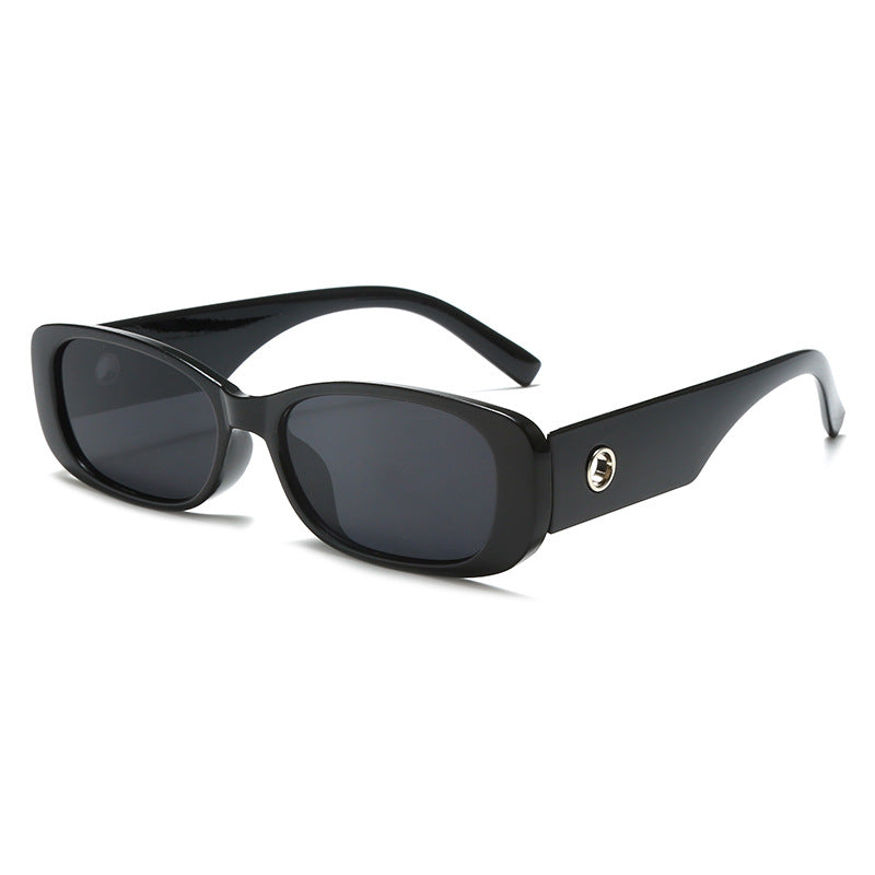 Small Rectangle Retro Sunglasses - Color_1
