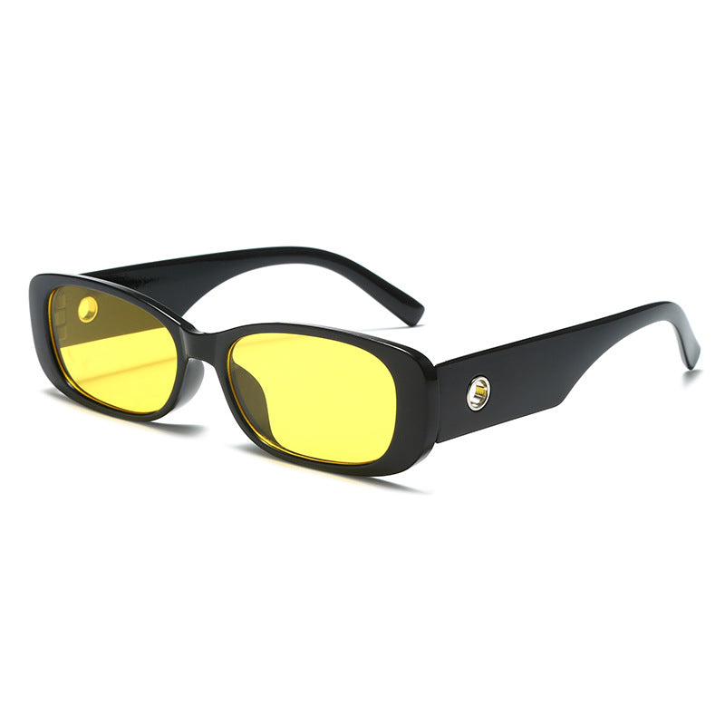 Small Rectangle Retro Sunglasses - Color_2