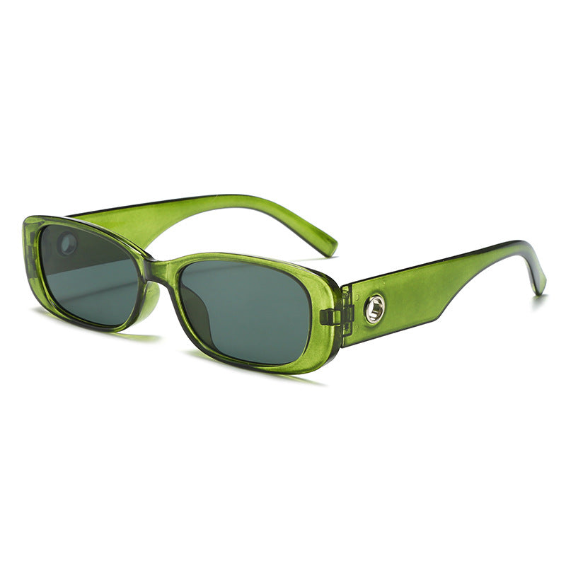 Small Rectangle Retro Sunglasses - Color_3
