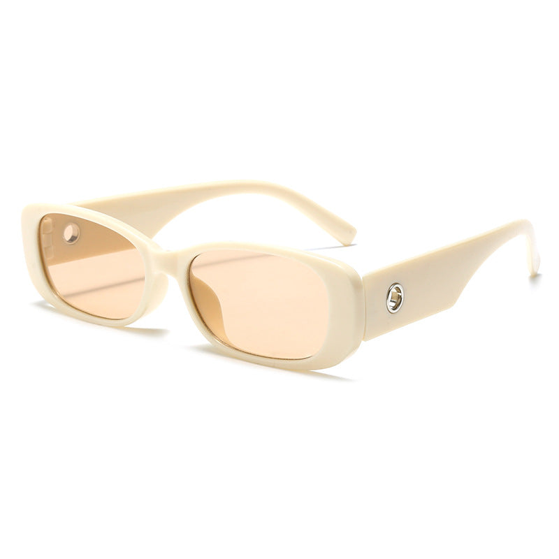 Small Rectangle Retro Sunglasses - Color_5